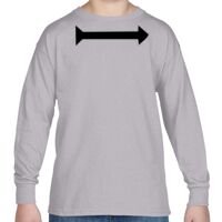 Heavy Cotton™ Youth 5.3 oz. Long-Sleeve T-Shirt Thumbnail