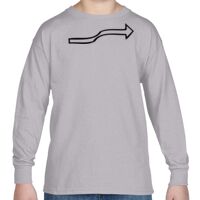 Heavy Cotton™ Youth 5.3 oz. Long-Sleeve T-Shirt Thumbnail