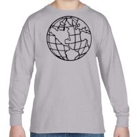Heavy Cotton™ Youth 5.3 oz. Long-Sleeve T-Shirt Thumbnail