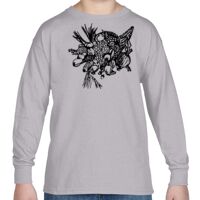 Heavy Cotton™ Youth 5.3 oz. Long-Sleeve T-Shirt Thumbnail