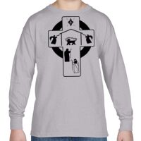 Heavy Cotton™ Youth 5.3 oz. Long-Sleeve T-Shirt Thumbnail