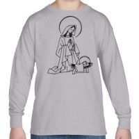 Heavy Cotton™ Youth 5.3 oz. Long-Sleeve T-Shirt Thumbnail