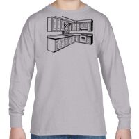 Heavy Cotton™ Youth 5.3 oz. Long-Sleeve T-Shirt Thumbnail