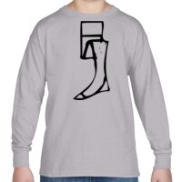Heavy Cotton™ Youth 5.3 oz. Long-Sleeve T-Shirt Thumbnail
