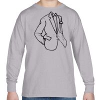 Heavy Cotton™ Youth 5.3 oz. Long-Sleeve T-Shirt Thumbnail
