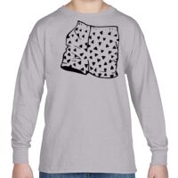 Heavy Cotton™ Youth 5.3 oz. Long-Sleeve T-Shirt Thumbnail