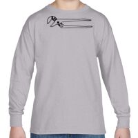 Heavy Cotton™ Youth 5.3 oz. Long-Sleeve T-Shirt Thumbnail