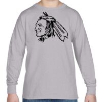 Heavy Cotton™ Youth 5.3 oz. Long-Sleeve T-Shirt Thumbnail