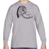 Heavy Cotton™ Youth 5.3 oz. Long-Sleeve T-Shirt Thumbnail