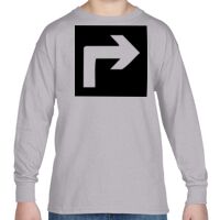 Heavy Cotton™ Youth 5.3 oz. Long-Sleeve T-Shirt Thumbnail