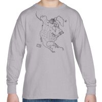 Heavy Cotton™ Youth 5.3 oz. Long-Sleeve T-Shirt Thumbnail