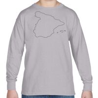 Heavy Cotton™ Youth 5.3 oz. Long-Sleeve T-Shirt Thumbnail