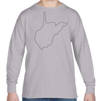 Heavy Cotton™ Youth 5.3 oz. Long-Sleeve T-Shirt Thumbnail