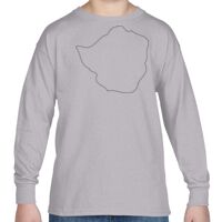 Heavy Cotton™ Youth 5.3 oz. Long-Sleeve T-Shirt Thumbnail