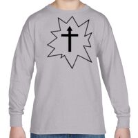 Heavy Cotton™ Youth 5.3 oz. Long-Sleeve T-Shirt Thumbnail