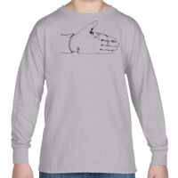 Heavy Cotton™ Youth 5.3 oz. Long-Sleeve T-Shirt Thumbnail