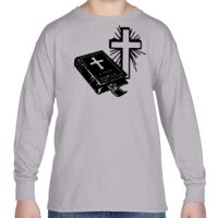 Heavy Cotton™ Youth 5.3 oz. Long-Sleeve T-Shirt Thumbnail
