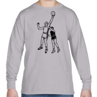 Heavy Cotton™ Youth 5.3 oz. Long-Sleeve T-Shirt Thumbnail