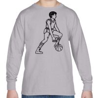 Heavy Cotton™ Youth 5.3 oz. Long-Sleeve T-Shirt Thumbnail