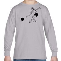 Heavy Cotton™ Youth 5.3 oz. Long-Sleeve T-Shirt Thumbnail