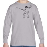 Heavy Cotton™ Youth 5.3 oz. Long-Sleeve T-Shirt Thumbnail