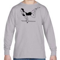 Heavy Cotton™ Youth 5.3 oz. Long-Sleeve T-Shirt Thumbnail
