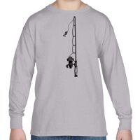 Heavy Cotton™ Youth 5.3 oz. Long-Sleeve T-Shirt Thumbnail