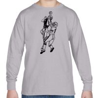 Heavy Cotton™ Youth 5.3 oz. Long-Sleeve T-Shirt Thumbnail