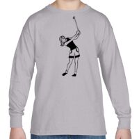 Heavy Cotton™ Youth 5.3 oz. Long-Sleeve T-Shirt Thumbnail