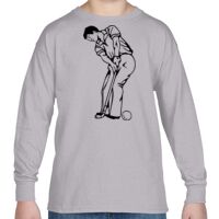 Heavy Cotton™ Youth 5.3 oz. Long-Sleeve T-Shirt Thumbnail