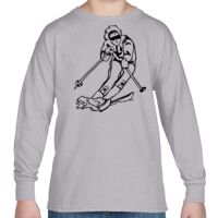 Heavy Cotton™ Youth 5.3 oz. Long-Sleeve T-Shirt Thumbnail
