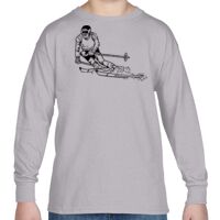 Heavy Cotton™ Youth 5.3 oz. Long-Sleeve T-Shirt Thumbnail