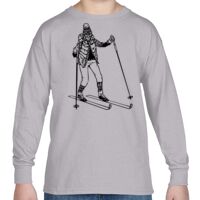 Heavy Cotton™ Youth 5.3 oz. Long-Sleeve T-Shirt Thumbnail