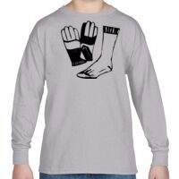 Heavy Cotton™ Youth 5.3 oz. Long-Sleeve T-Shirt Thumbnail