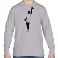 Heavy Cotton™ Youth 5.3 oz. Long-Sleeve T-Shirt Thumbnail