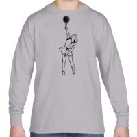 Heavy Cotton™ Youth 5.3 oz. Long-Sleeve T-Shirt Thumbnail