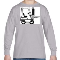 Heavy Cotton™ Youth 5.3 oz. Long-Sleeve T-Shirt Thumbnail