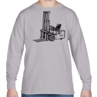 Heavy Cotton™ Youth 5.3 oz. Long-Sleeve T-Shirt Thumbnail