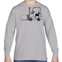 Heavy Cotton™ Youth 5.3 oz. Long-Sleeve T-Shirt Thumbnail