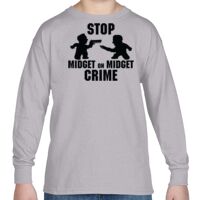 Heavy Cotton™ Youth 5.3 oz. Long-Sleeve T-Shirt Thumbnail