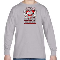 Heavy Cotton™ Youth 5.3 oz. Long-Sleeve T-Shirt Thumbnail