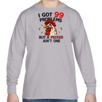 Heavy Cotton™ Youth 5.3 oz. Long-Sleeve T-Shirt Thumbnail