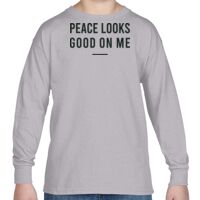 Heavy Cotton™ Youth 5.3 oz. Long-Sleeve T-Shirt Thumbnail