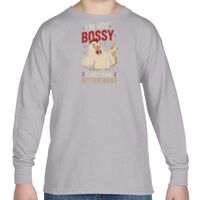Heavy Cotton™ Youth 5.3 oz. Long-Sleeve T-Shirt Thumbnail
