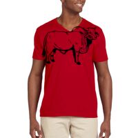 Softstyle® 4.5 oz. V-Neck T-Shirt Thumbnail