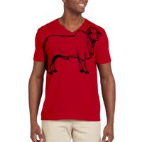 Softstyle® 4.5 oz. V-Neck T-Shirt Thumbnail