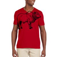 Softstyle® 4.5 oz. V-Neck T-Shirt Thumbnail