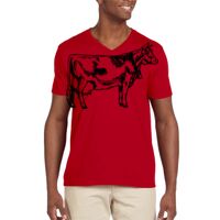 Softstyle® 4.5 oz. V-Neck T-Shirt Thumbnail
