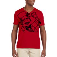 Softstyle® 4.5 oz. V-Neck T-Shirt Thumbnail