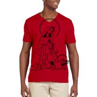 Softstyle® 4.5 oz. V-Neck T-Shirt Thumbnail